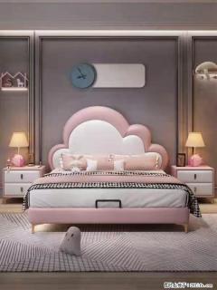 佛山大厂货，高质量仿真皮，实木床边，高密度海绵，带实木床板，全新包装，特价处理 - 韶关28生活网 sg.28life.com